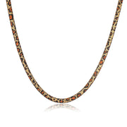 Gold 6mm Leopard Print Snake Bones Chain 1 Piece
