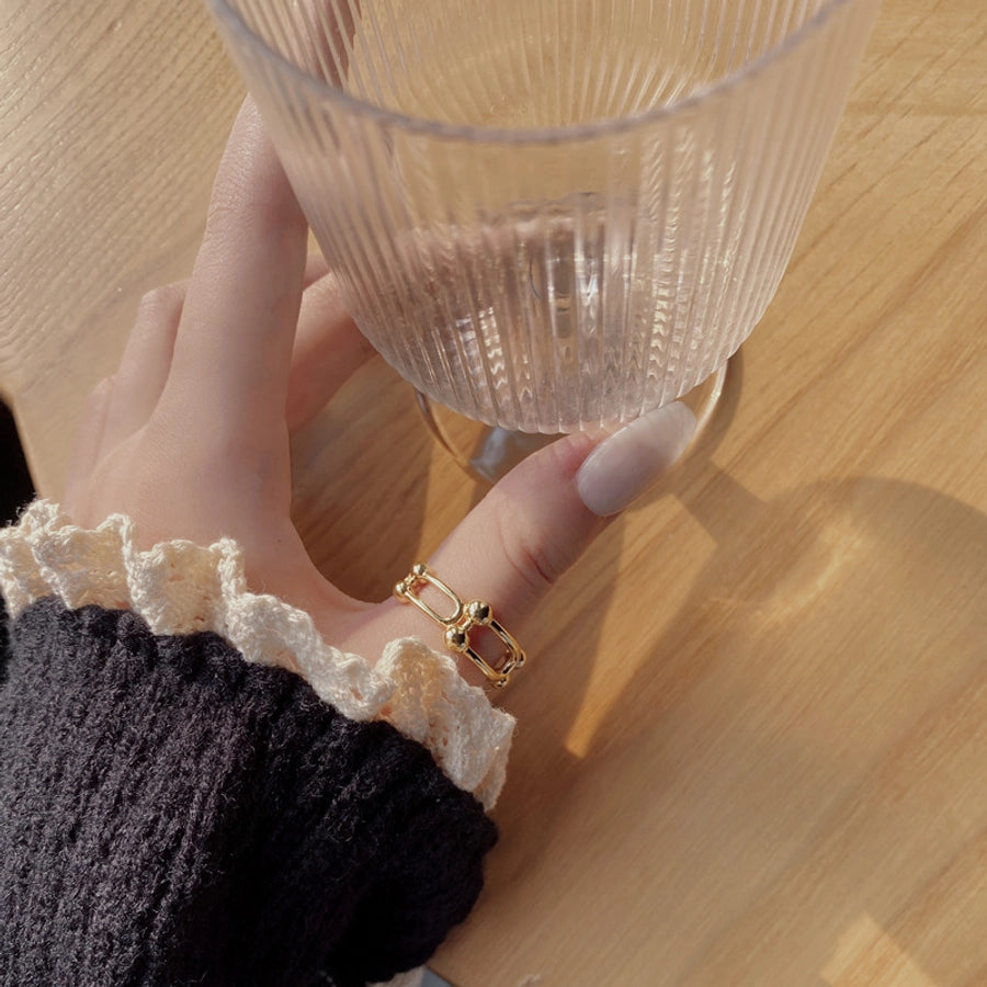 925 Sterling Silver U Shape Rings