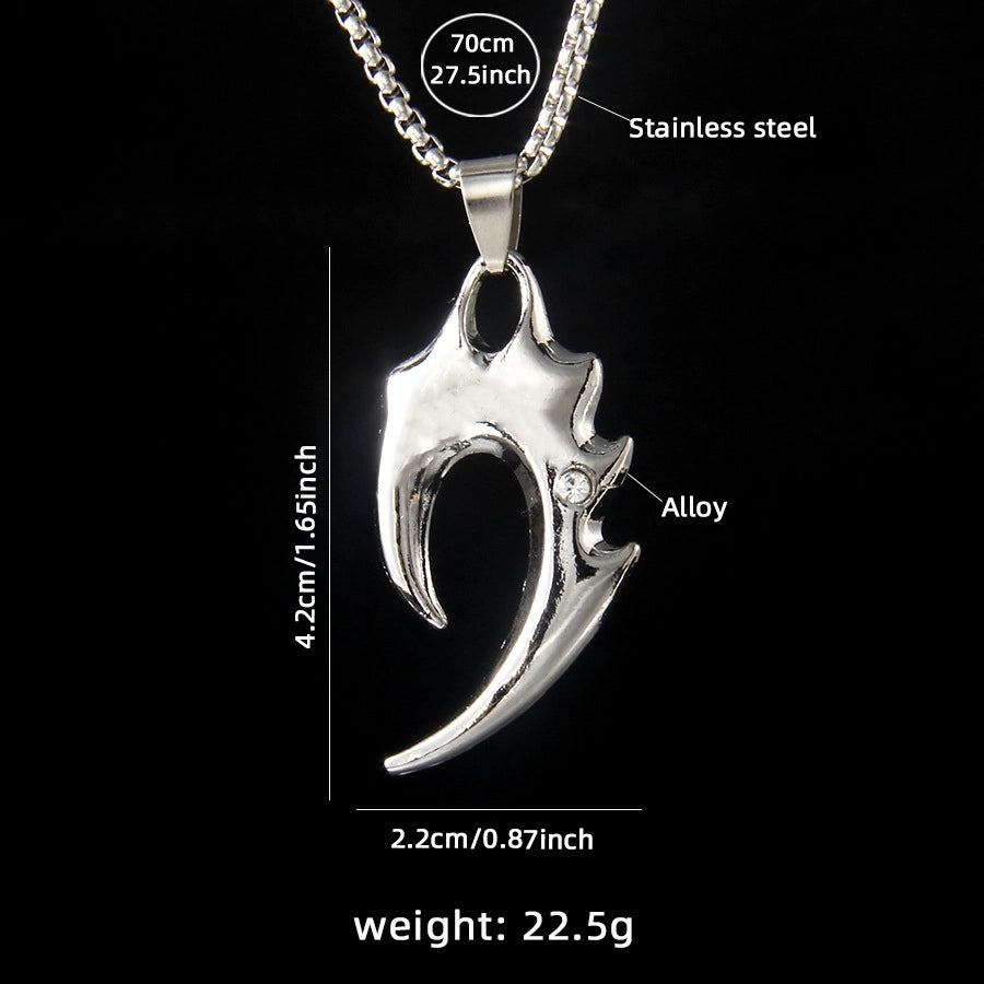 Hip-Hop Rock Geometric 201 Stainless Steel Alloy Plating Unisex Pendant Necklace