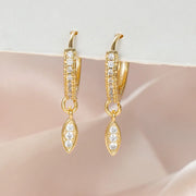 E1055 Golden Water Drop-2PCs