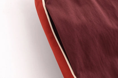 Daily Women's Casual Stripe Spandex Polyester Zipper Pants Sets Pants Sets