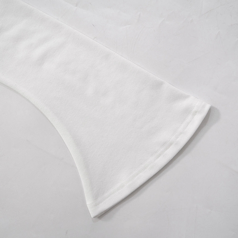 Women's T-shirt Long Sleeve Blouses Vacation Simple Style Solid Color