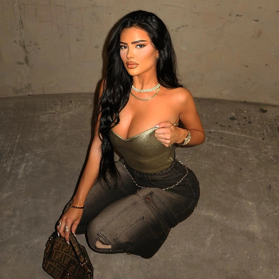 Women's Camisole Tank Tops Streetwear Solid Color