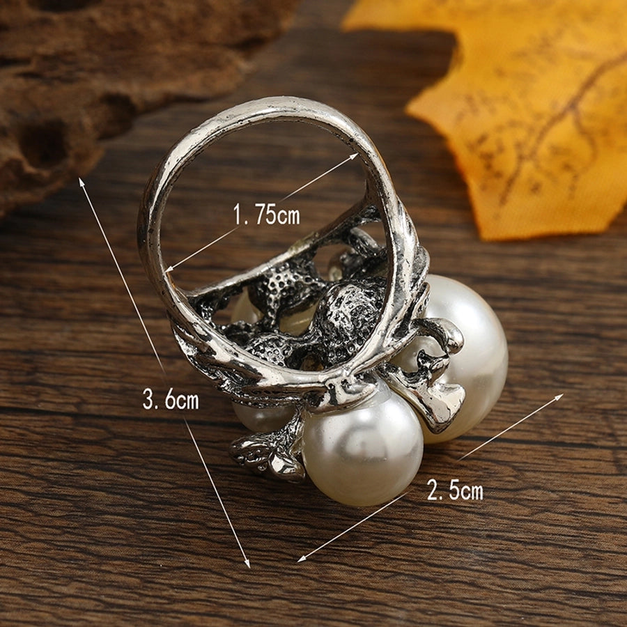 Elegant Geometric Alloy Women's Rings