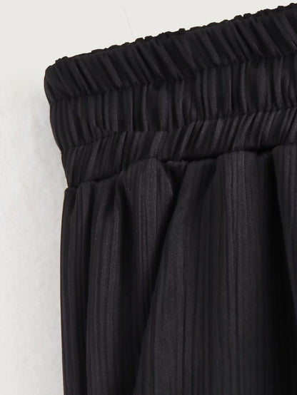 Daily Women's British Style Solid Color Polyester Pants Sets Pants Sets