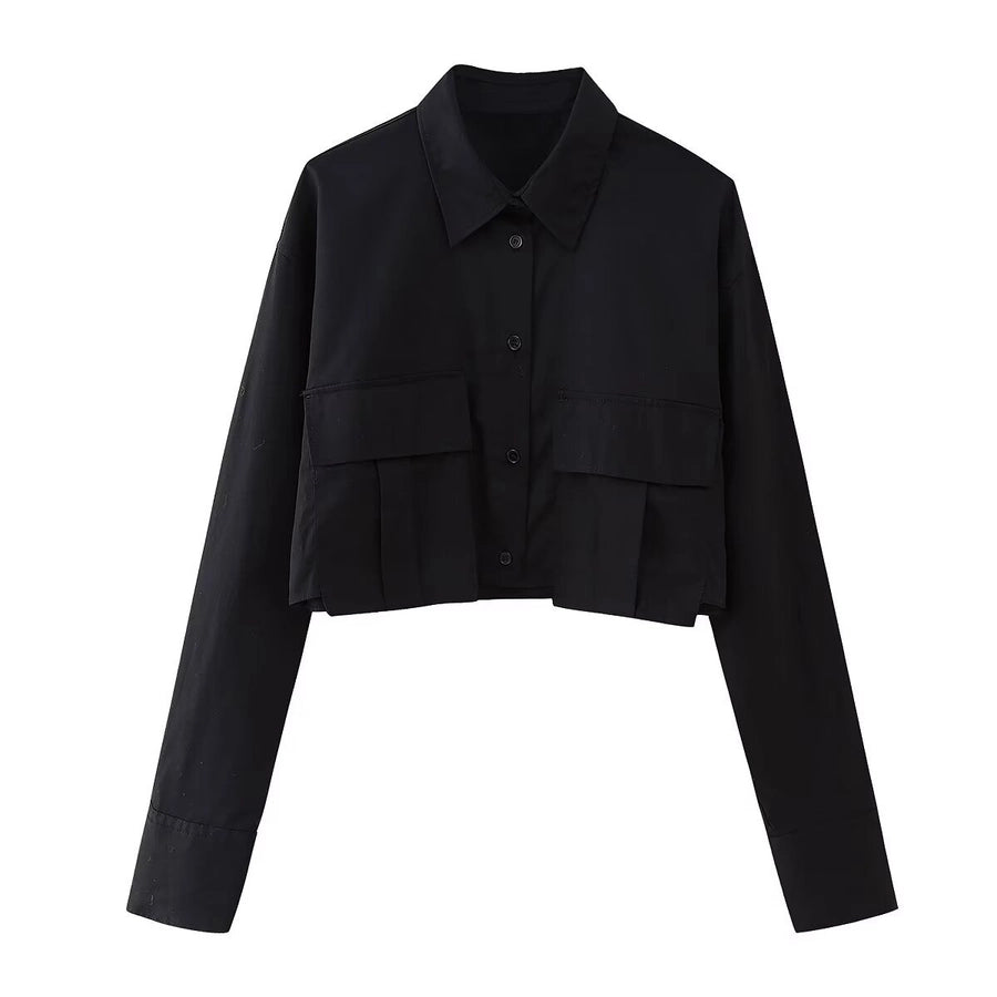 Women's Blouse Long Sleeve Blouses Casual Solid Color