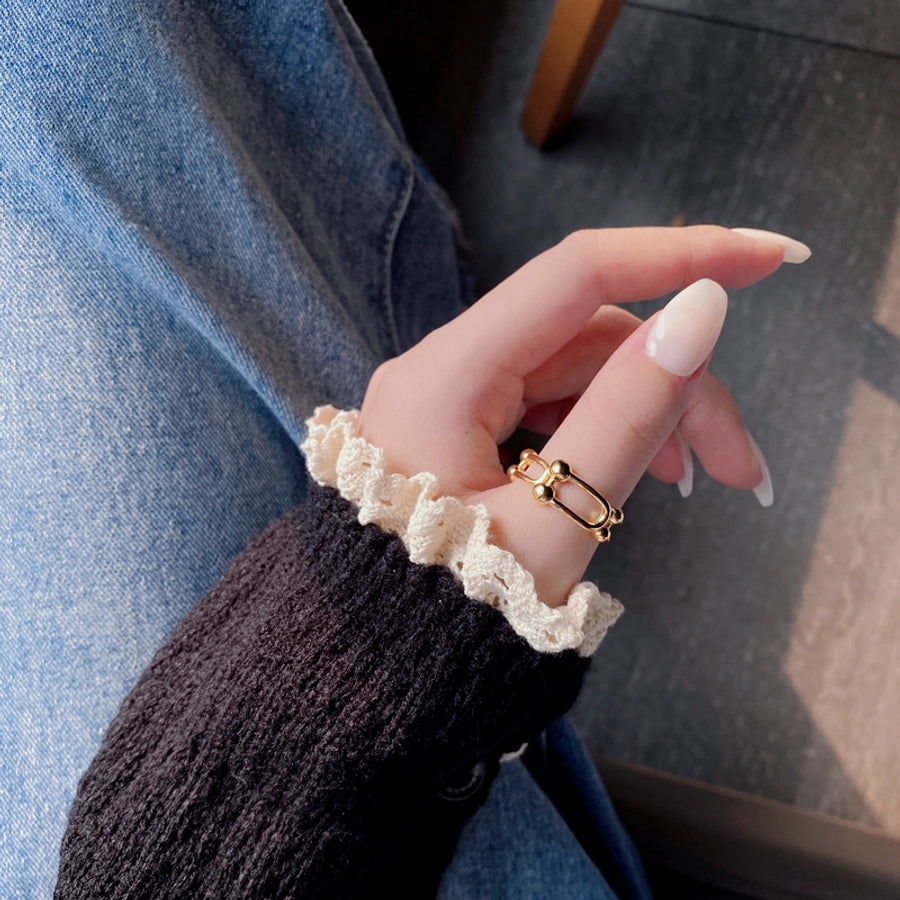 925 Sterling Silver U Shape Rings