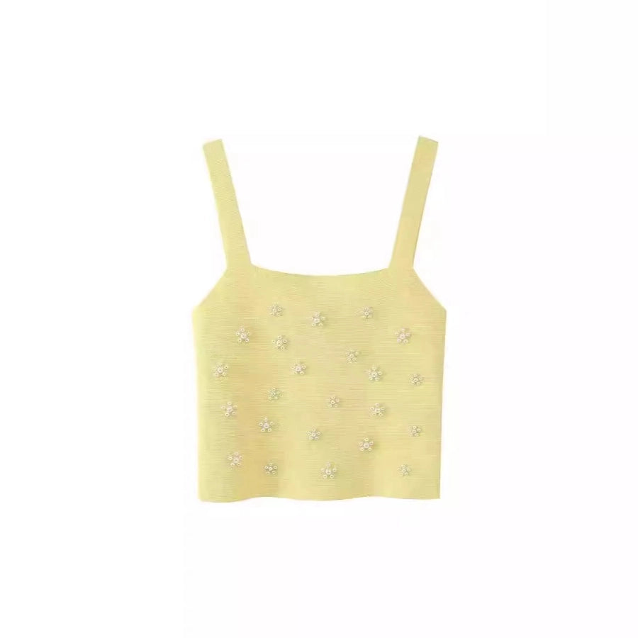 Women's Camisole Sleeveless Sweaters & Cardigans Streetwear Solid Color