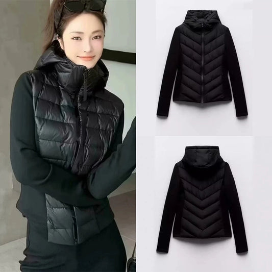 Women's Vacation Simple Style Solid Color Zipper Coat cotton clothes
