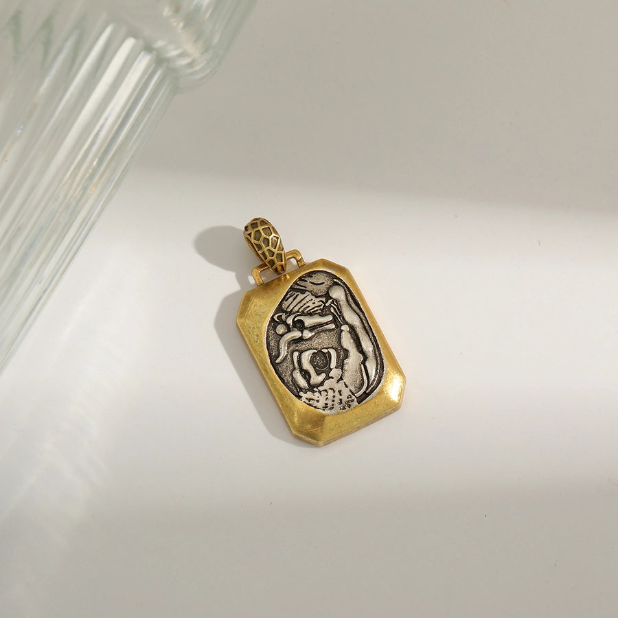 1 Piece Hole 1~1.9mm Copper 18K Gold Plated Heart Shape Polished Pendant Chain Jewelry Accessories