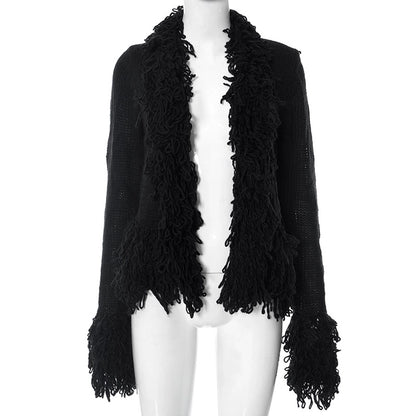 Women's Cardigan Long Sleeve Sweaters & Cardigans Simple Style Solid Color