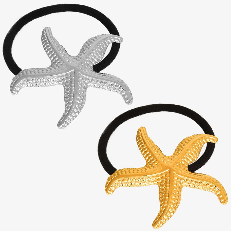 Women's Simple Style Starfish 304 Stainless Steel Plating Hair Tie