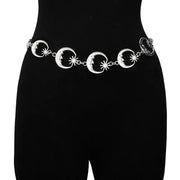 Y333 Steel Moon Single Layer Waist Chain