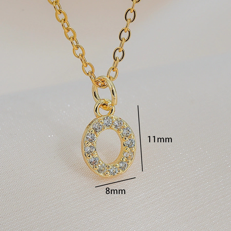 Jewelry Basic Retro Classic Style Letter 304 Stainless Steel Copper Pendant Necklace