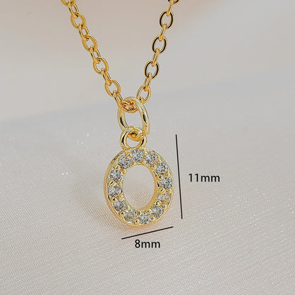 Jewelry Basic Retro Classic Style Letter 304 Stainless Steel Copper Pendant Necklace