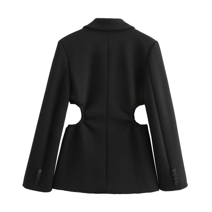 Women's Blazer Long Sleeve Blazers Formal Solid Color