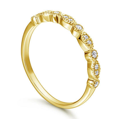 Tong Lin new simple ring fashion s925 sterling silver ring micro inlaid zircon row drill  engagement gift rings