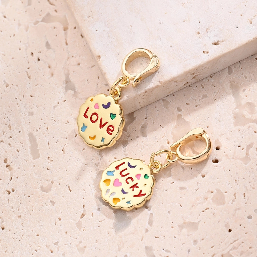 1 Pc/Package 14x14mm 18x14mm 21x21mm 5.5x4mm Copper Zircon 18K Gold Plated Tortoise Dog Moon Polished Pendant Jewelry Accessories