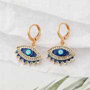 Golden Blue Spot Drill Eyes