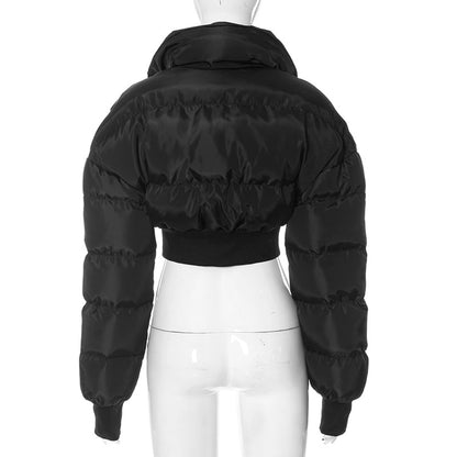 Women's Streetwear Solid Color Zipper Coat