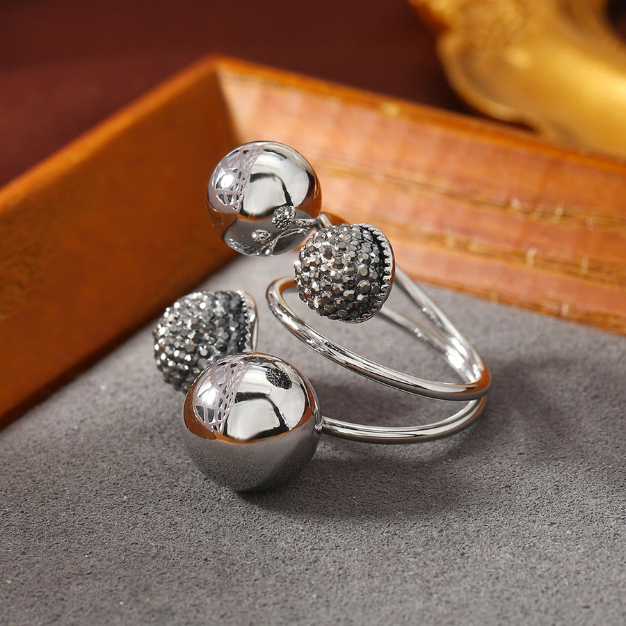 Elegant Geometric Alloy Women's Rings