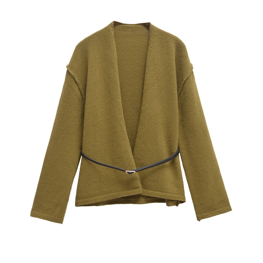 Women's Sweater Long Sleeve Sweaters & Cardigans Vacation Simple Style Solid Color