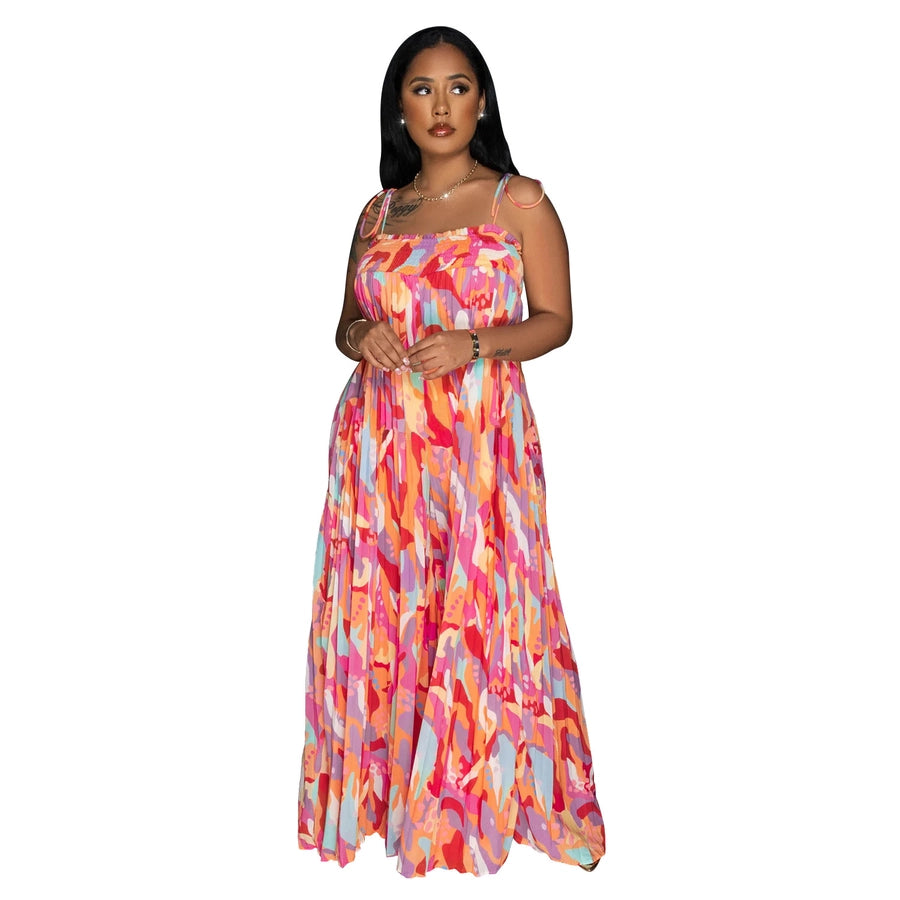 Women's Daily Casual Colorful Full Length Jumpsuits