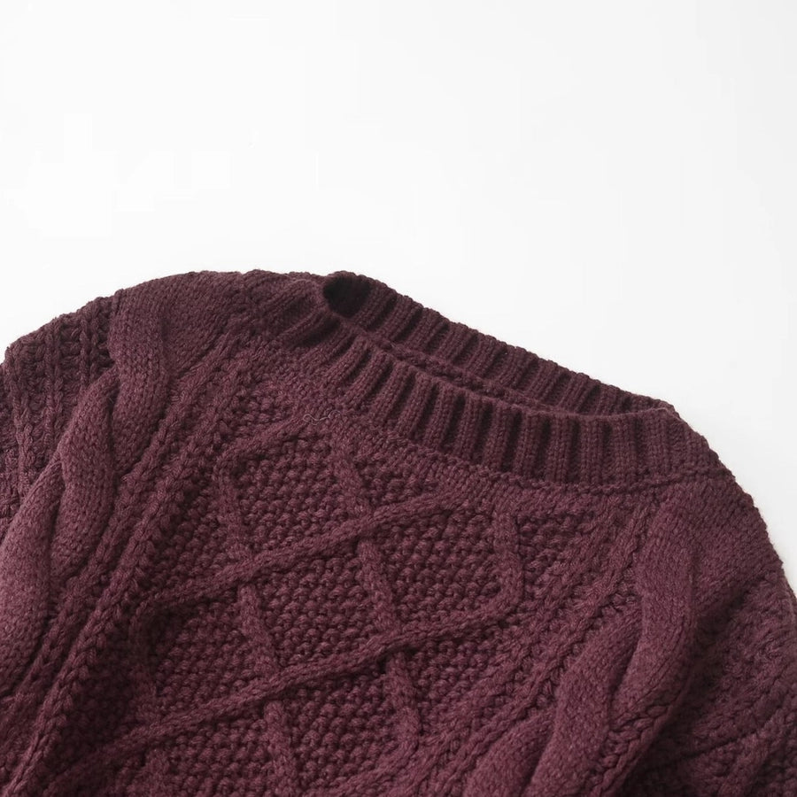 Women's Sweater Long Sleeve Sweaters & Cardigans Simple Style Solid Color