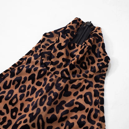 Women's Masquerade Streetwear Leopard Jumpsuits Jumpsuits