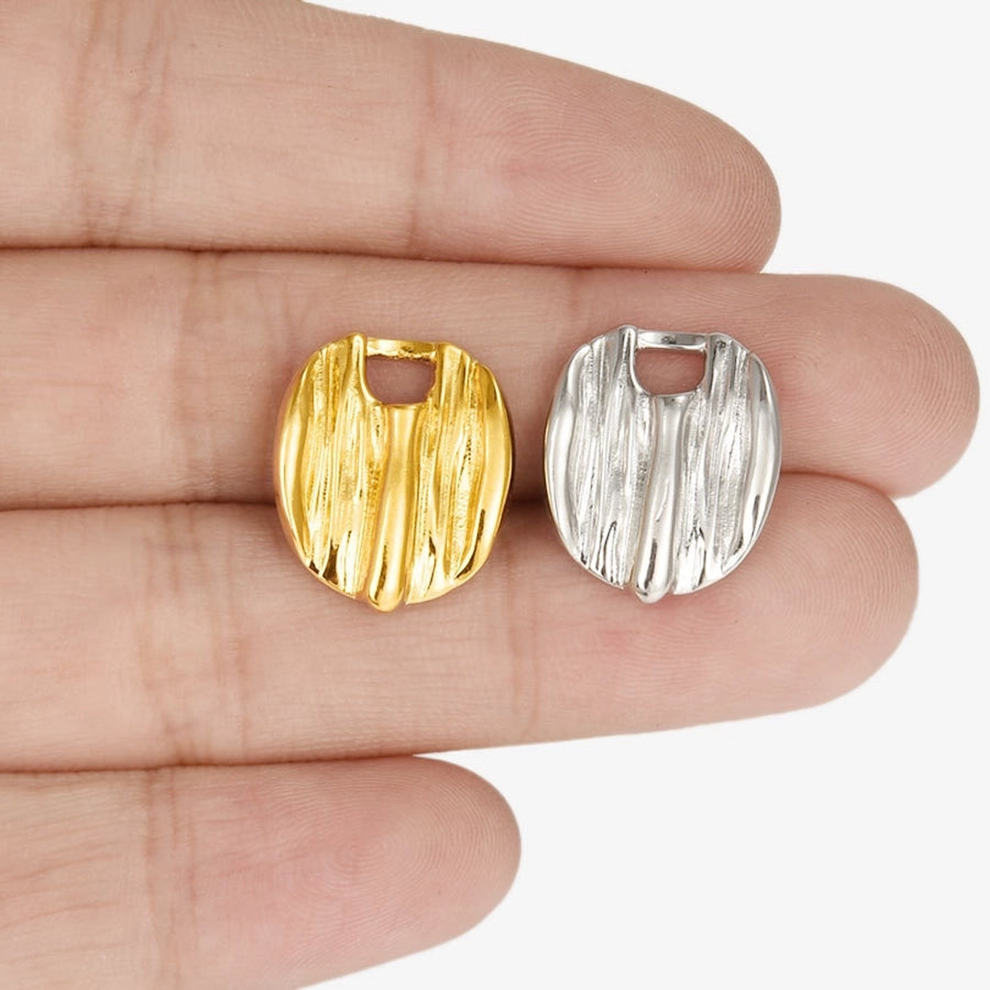 1 Piece 17*14mm 304 Stainless Steel 18K Gold Plated Geometric Pendant Jewelry Accessories