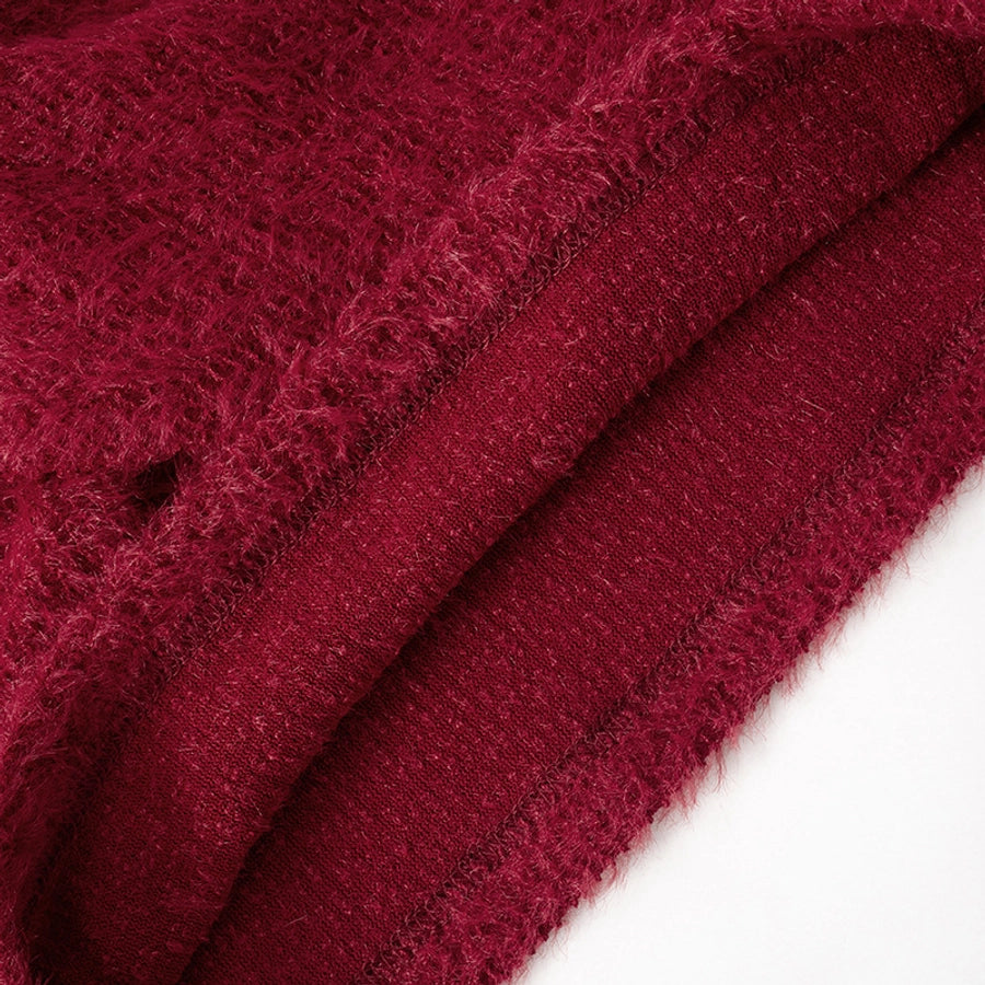 Women's Sweater Long Sleeve Sweaters & Cardigans Streetwear Solid Color