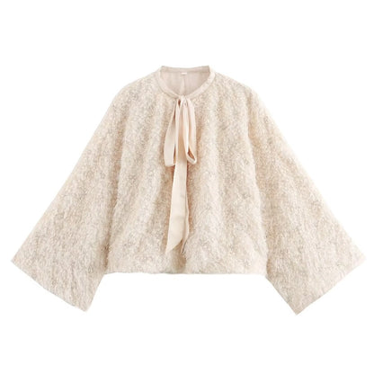 Women's Coat Long Sleeve Blouses Casual Elegant Solid Color