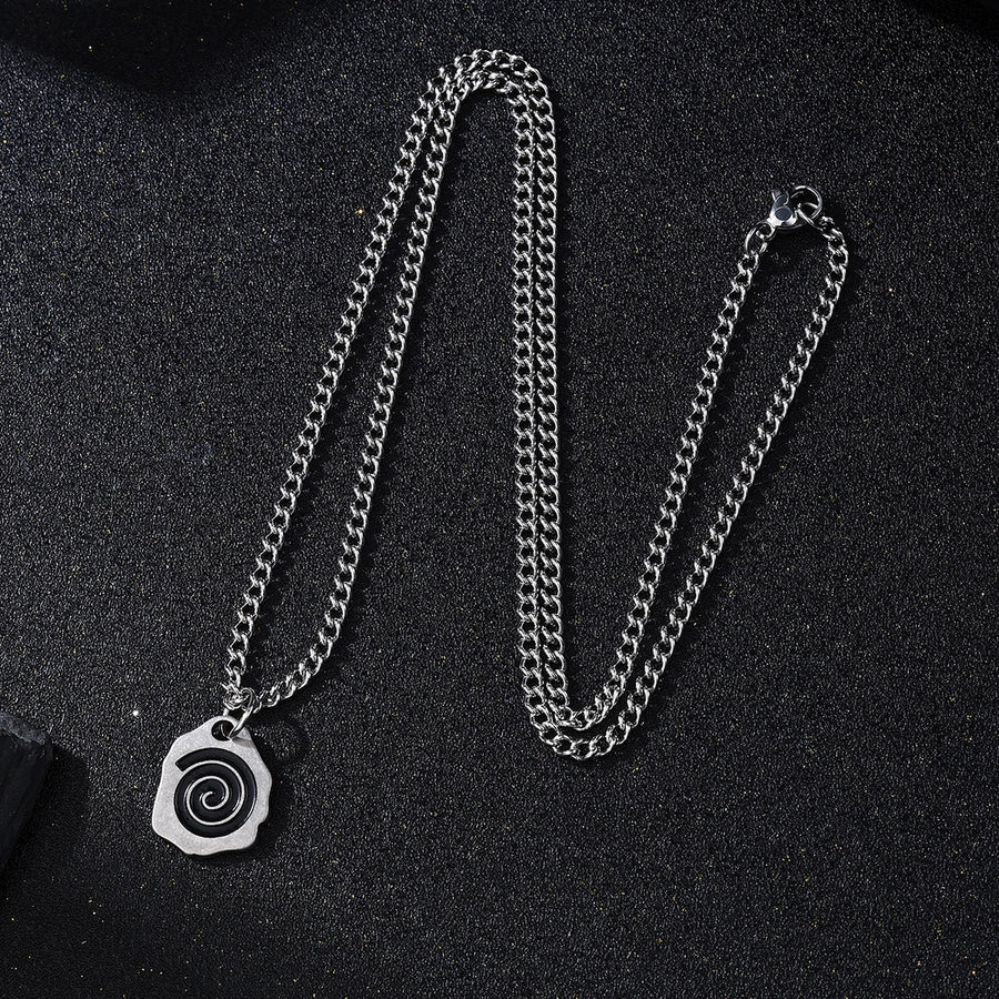 Simple Style Irregular 304 Stainless Steel Men's Pendant Necklace
