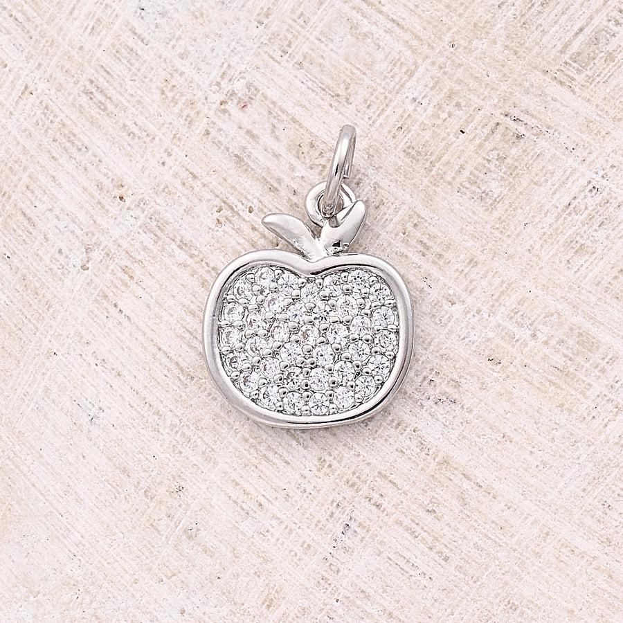 1 Pc/Package 12x6mm 13x10mm 13x6mm Hole 3~3.9mm Copper Zircon 18K Gold Plated Rose Gold Plated White Gold Plated Apple Pineapple Bow Knot Polished Pendant Jewelry Accessories