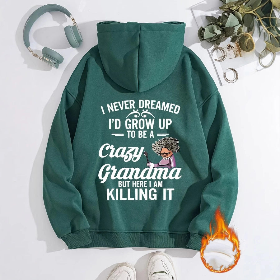 Hoodies & Sweatshirts Long Sleeve Streetwear Letter