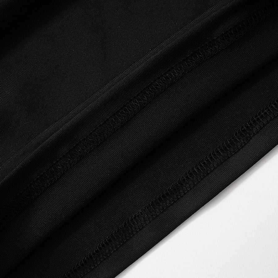 Women's Hip skirt Streetwear V Neck Long Sleeve Solid Color Knee-Length Daily