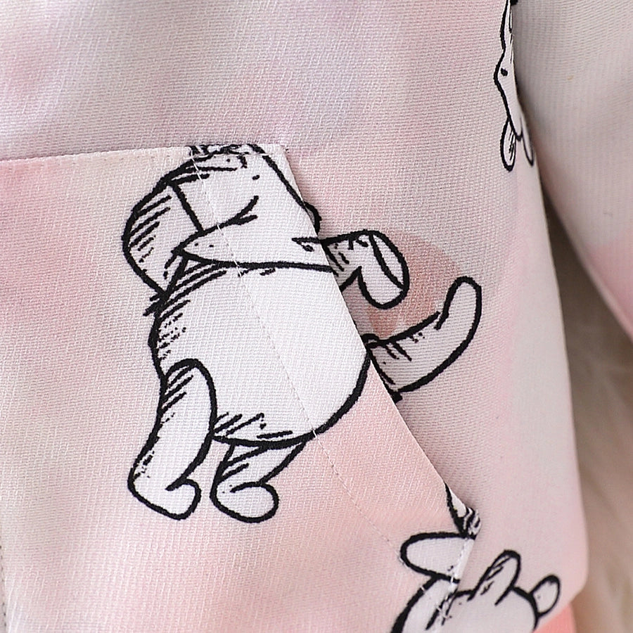 Cute Cartoon Polyester Girls Outerwear