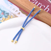Round Buckle Royal Blue Rope (Gold)