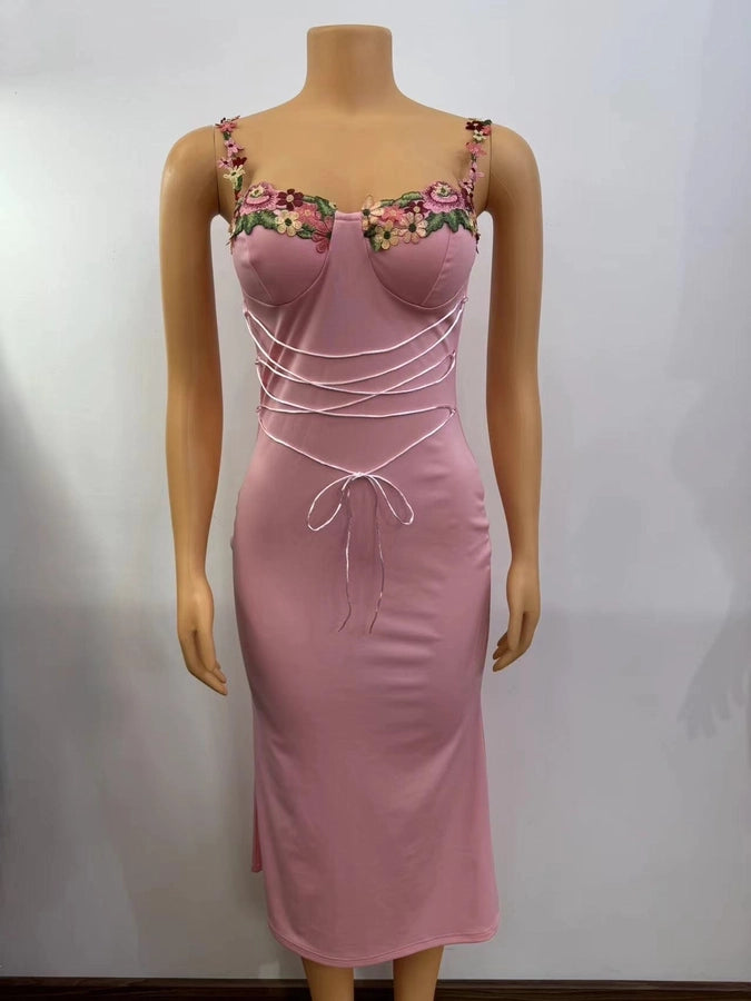 Women's Sheath Dress Simple Style Strap Sleeveless Solid Color Maxi Long Dress Holiday