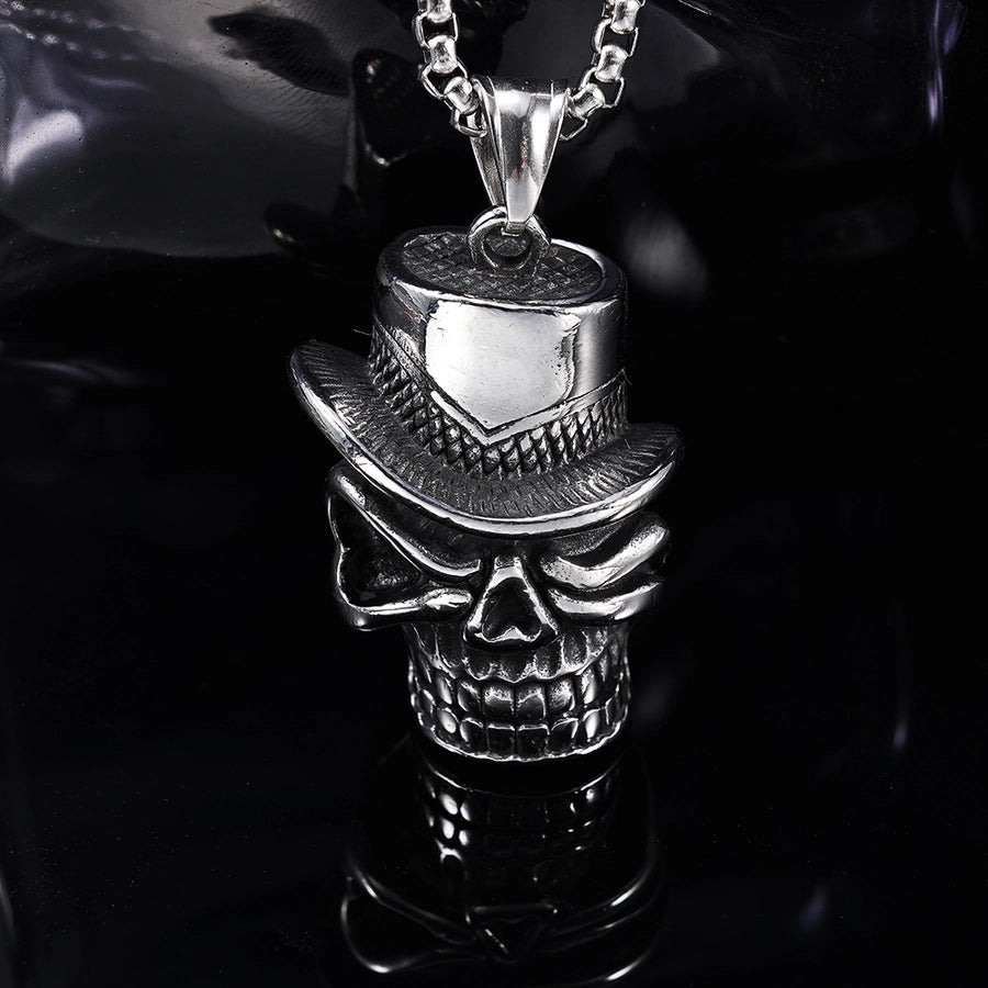 Hip-Hop Retro Skull 304 Stainless Steel Unisex