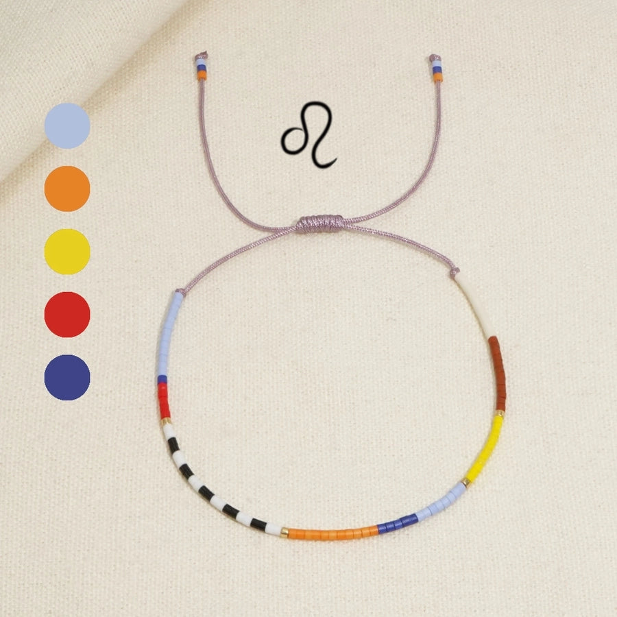 Casual Constellation Seed Bead rope Woven Chain Beaded Bracelets