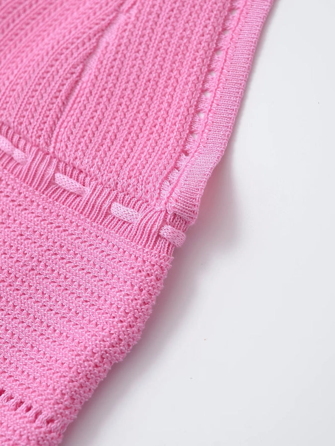 Women's Camisole Knitwear Sleeveless Tank Tops Streetwear Solid Color