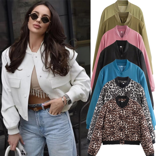 Women's Streetwear Solid Color Single Breasted Coat Casual Jacket