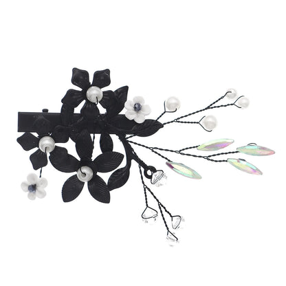 Women's Elegant Simple Style Leaf Iron Hair Clip