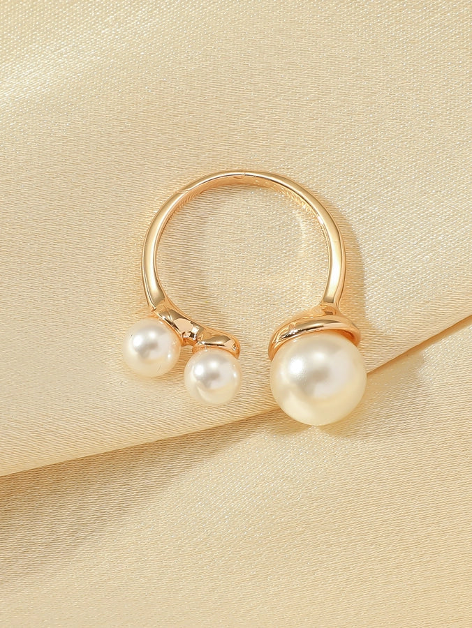 Elegant Simple Style Geometric Alloy Adults Rings