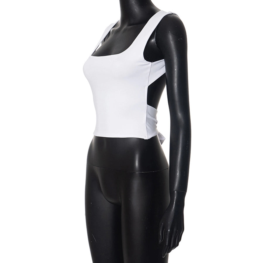 Women's T-shirt Sleeveless Tank Tops Streetwear Solid Color