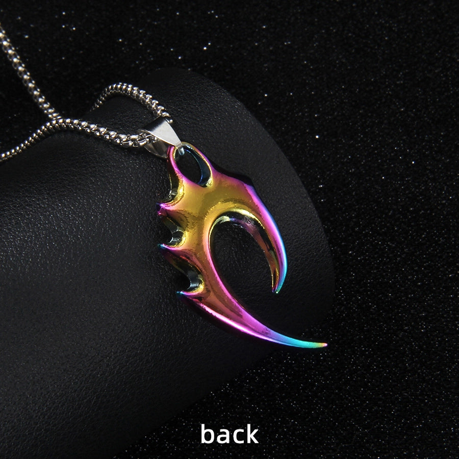 Hip-Hop Rock Geometric 201 Stainless Steel Alloy Plating Unisex Pendant Necklace