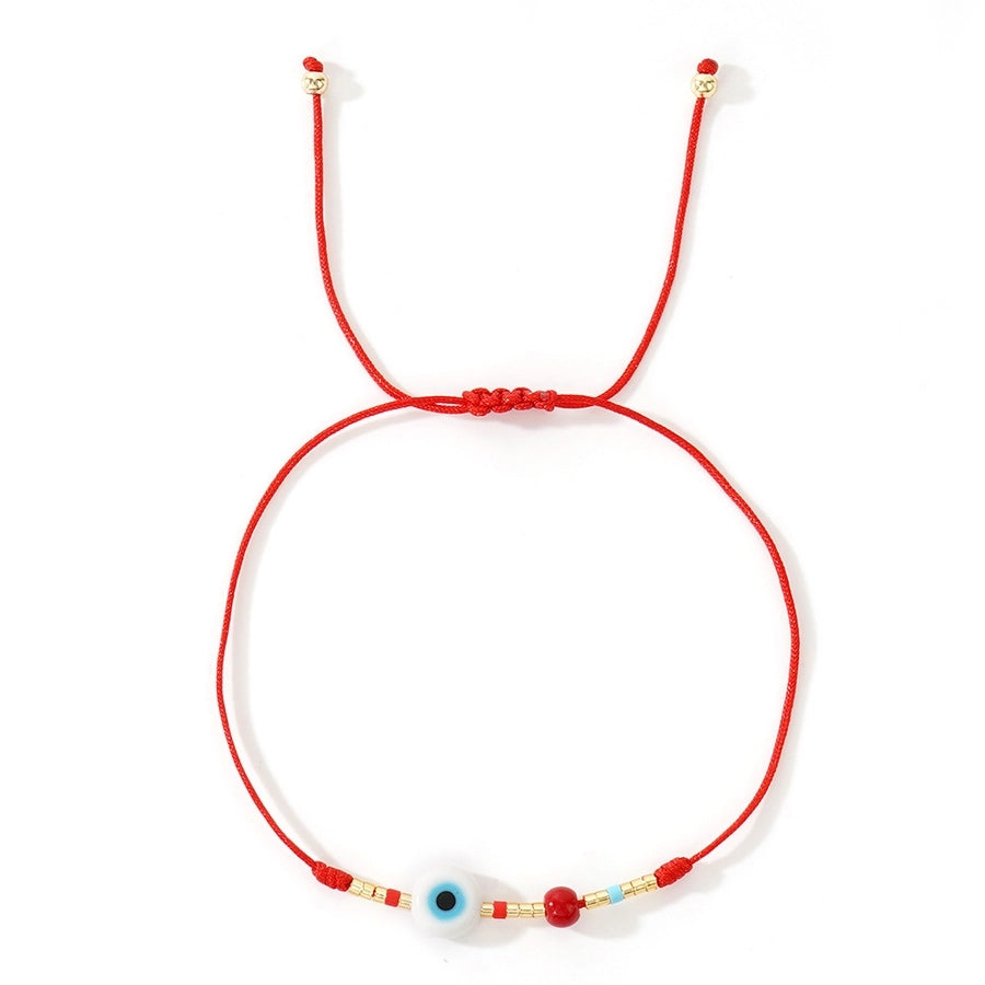 IG Style Moon Eye Seed Bead rope Shell Woven Chain Beaded Bracelets