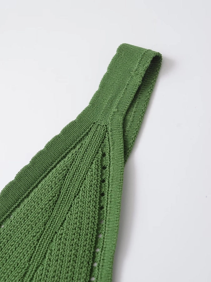 Women's Camisole Knitwear Sleeveless Tank Tops Streetwear Solid Color