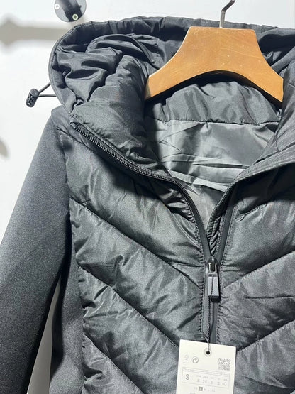 Women's Vacation Simple Style Solid Color Zipper Coat cotton clothes